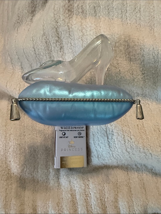 Bath & Body Works Other - Bath & Body Works Blue Princess Glass Slipper Pillow Accent